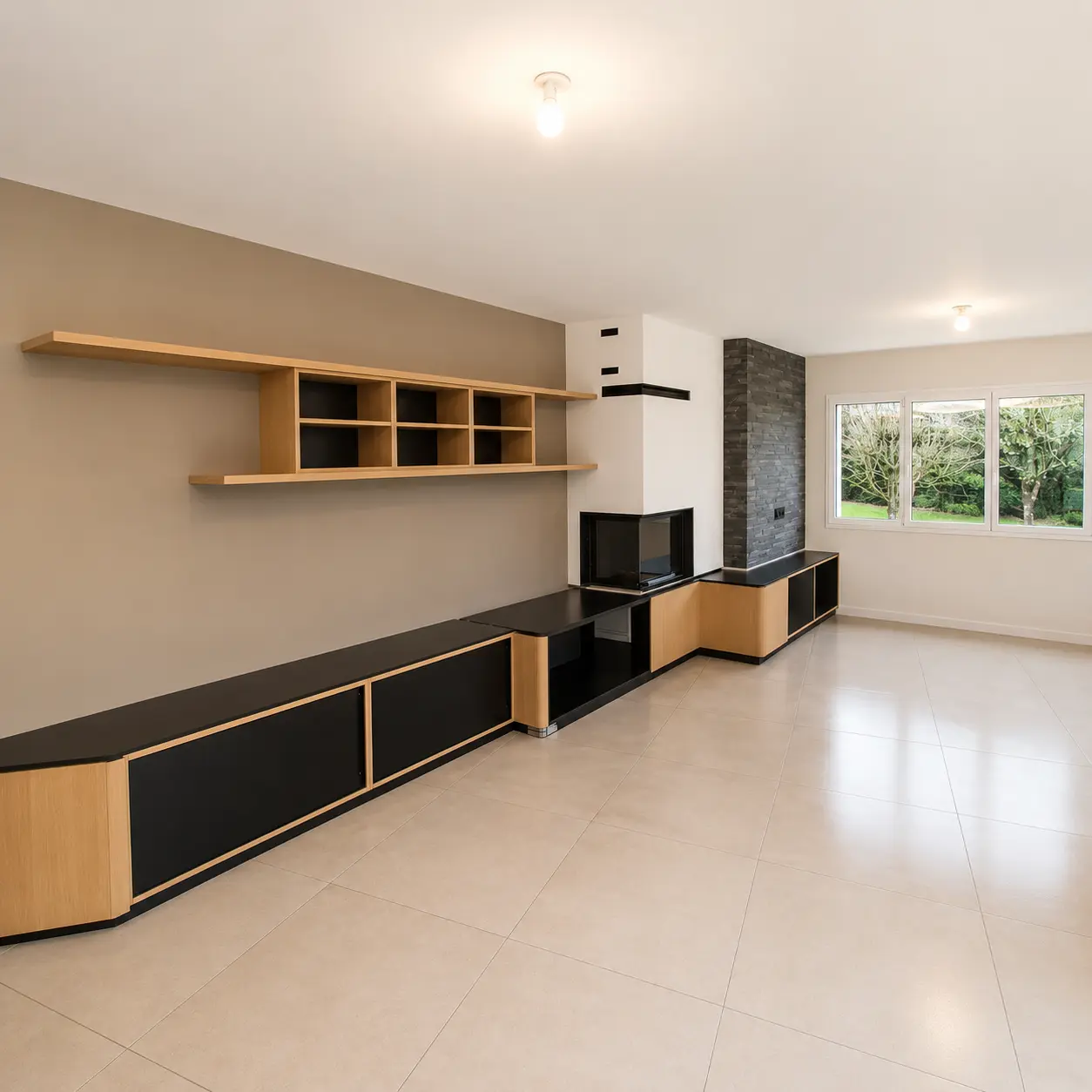 Rénovation complète d'une maison individuelle- salon
