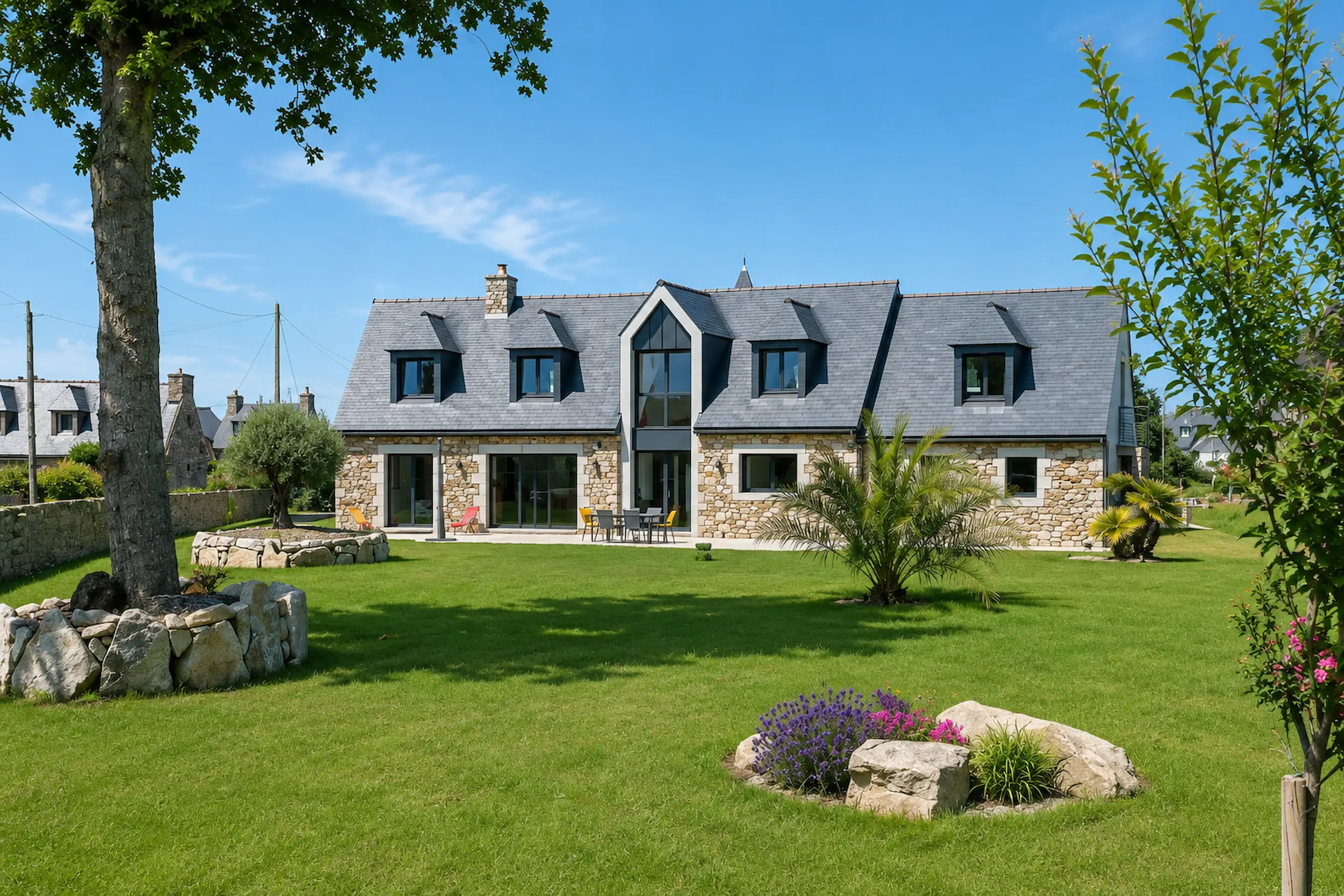 construction maison neuve - traou ker