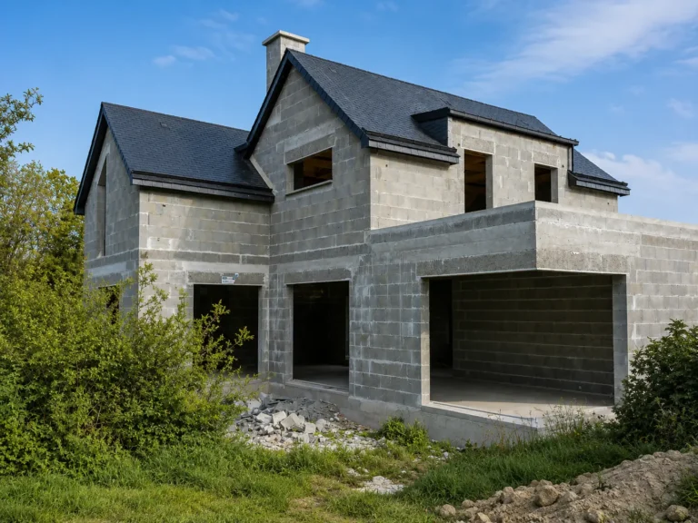 construction maison neuve - trebeurden maconnerie