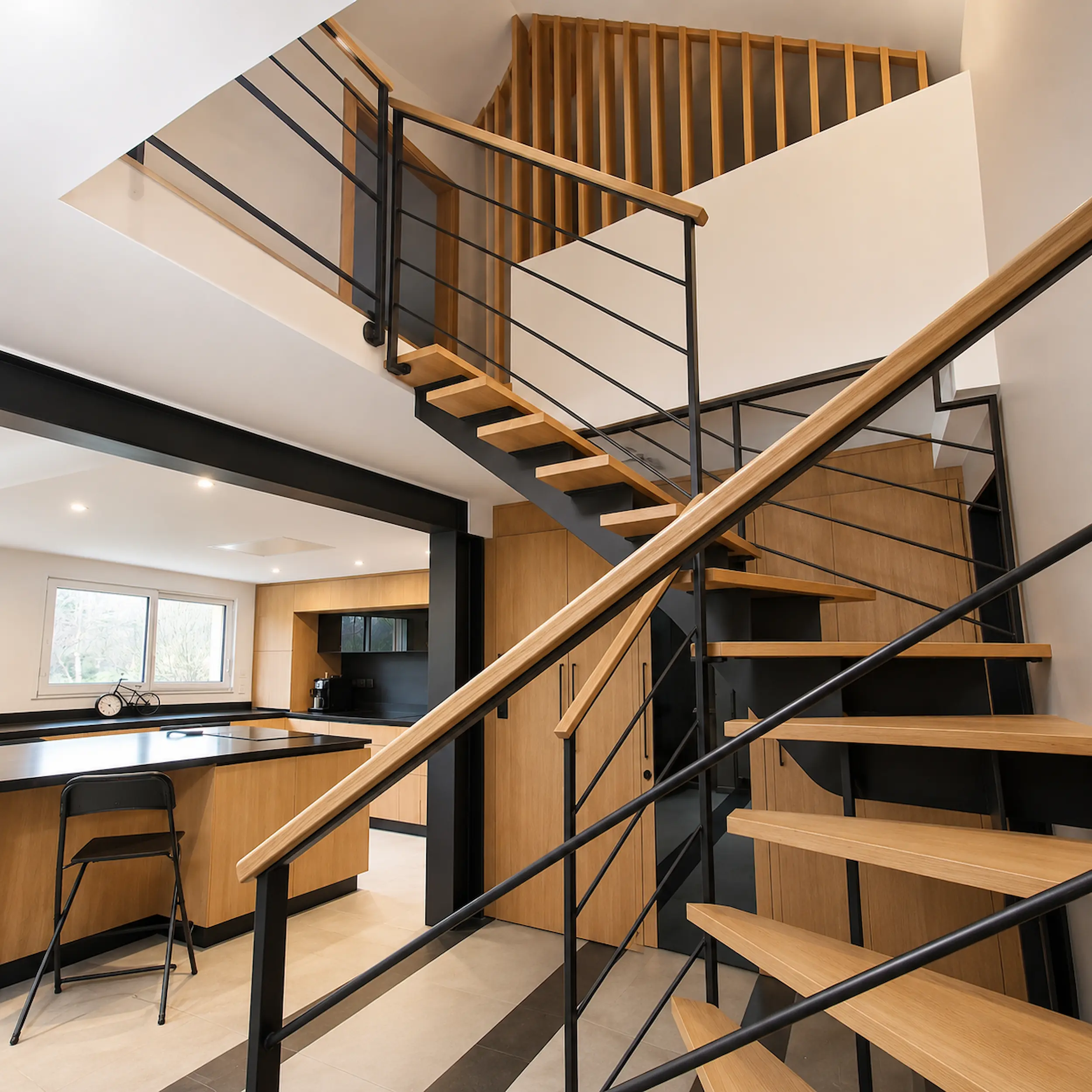 rénovation complète maison - escalier