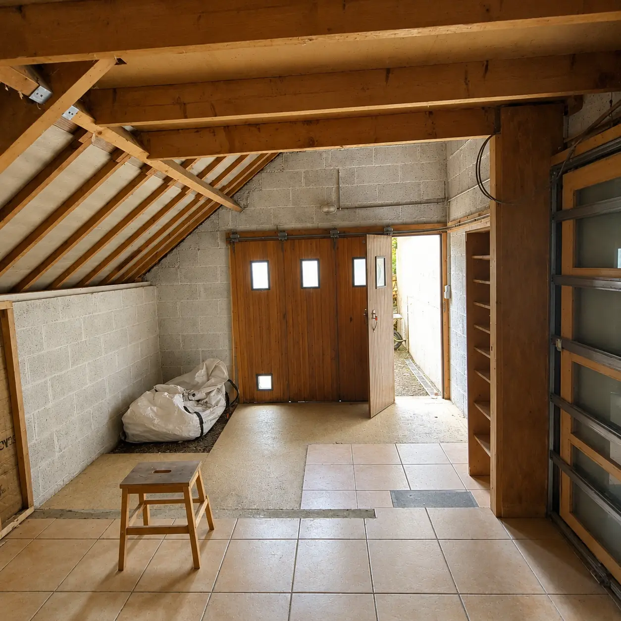 renovation complète maison - garage