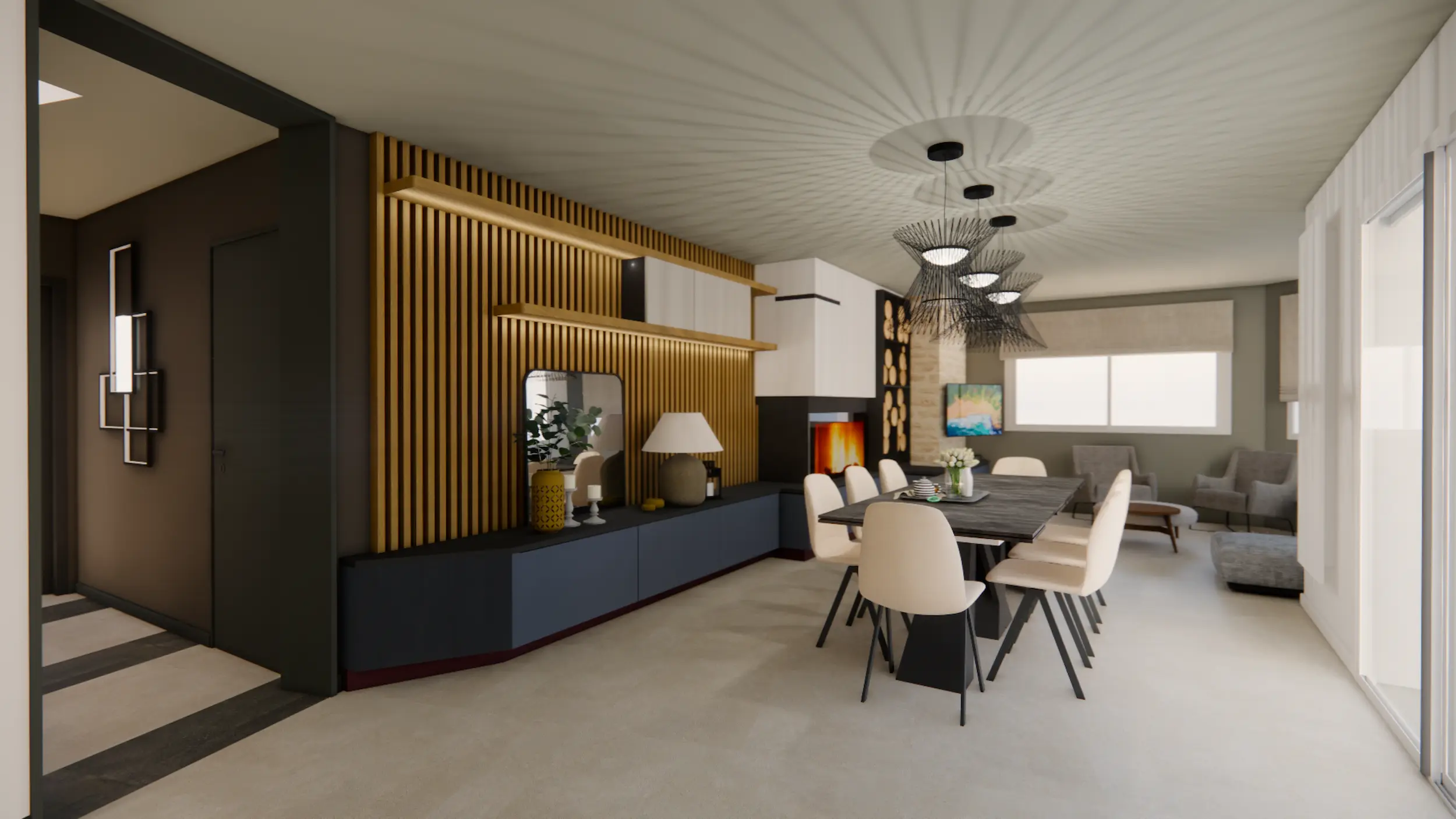 rénovation complète maison - plan 3D